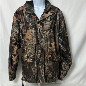 Northwest Territory Jacket Brown Green Camouflage Woman’s Size Large Military